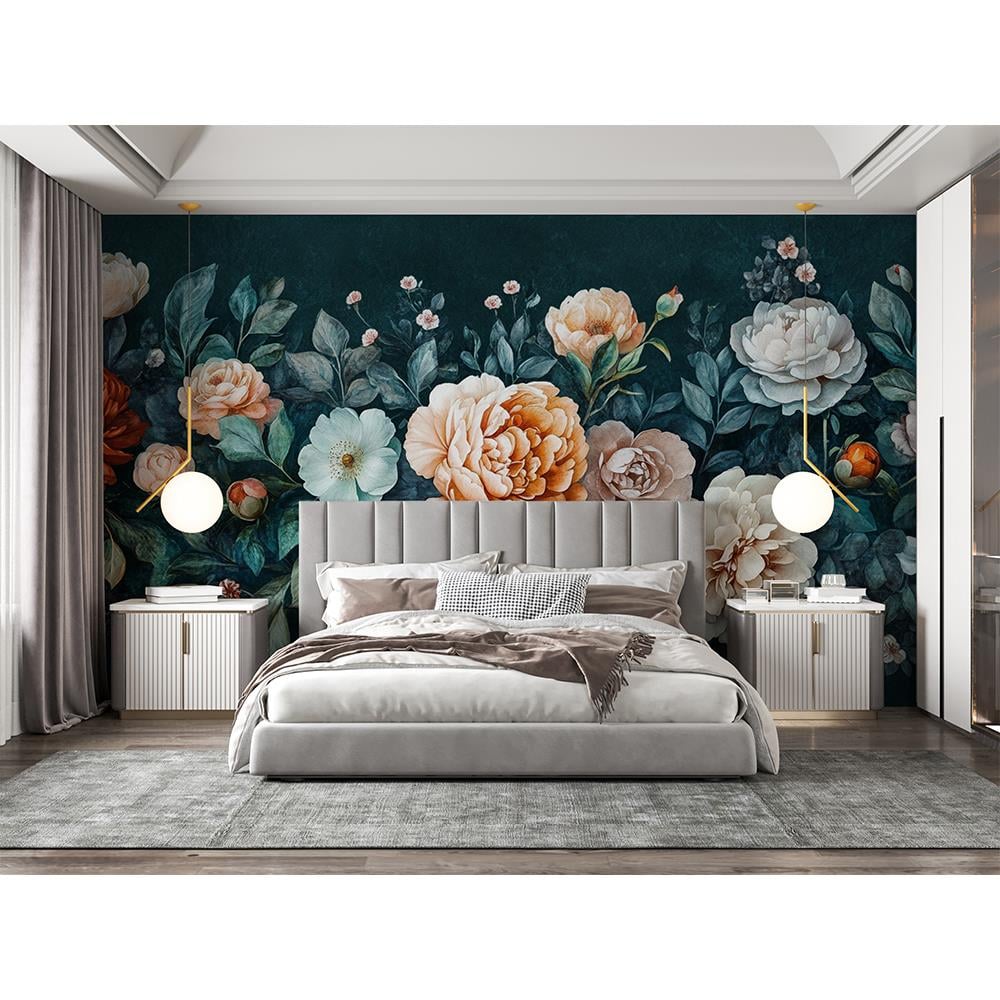 Zarif Çiçeklerle Canlı Doğa Duvar Kağıdı