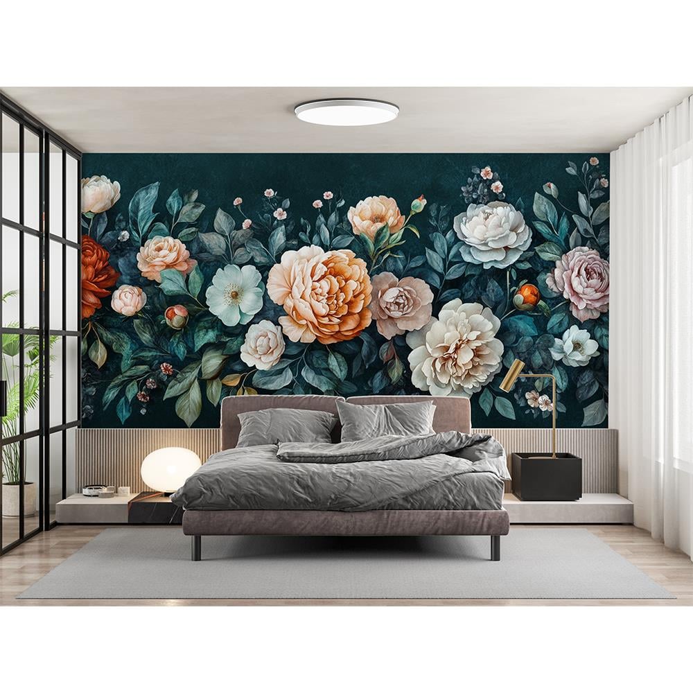 Zarif Çiçeklerle Canlı Doğa Duvar Kağıdı