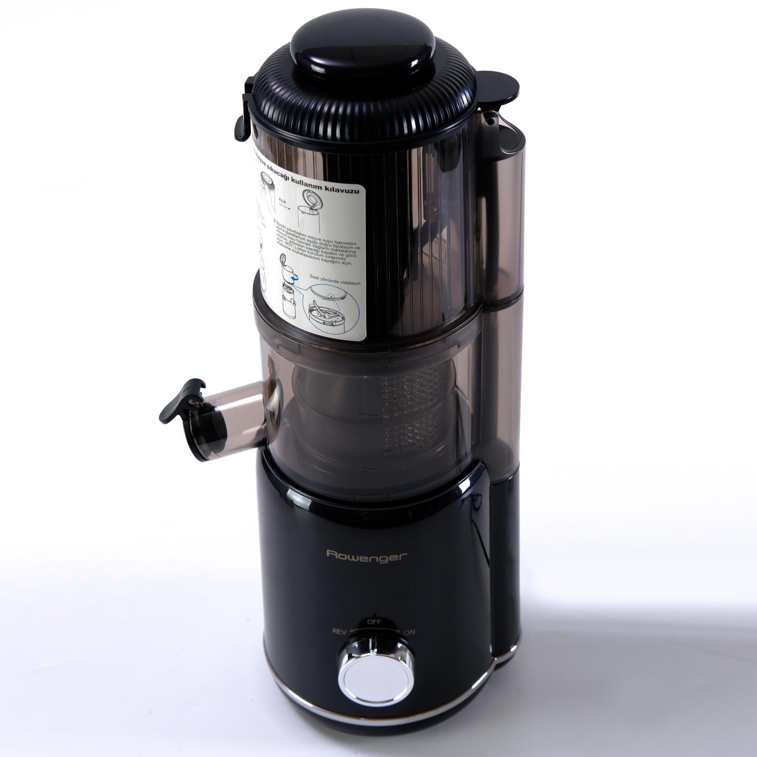 Rowenger Slow Juicer Yavaş Sıkım Katı Meyve Sıkacağı Soğuk Sıkım Meyve Sıkacağı