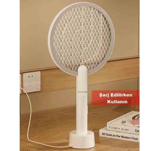 Rowenger WD-942 USB Şarjlı Uv Işıklı Elektrikli Sivrisinek Öldürücü Raket Sinek Öldürücü Sineksavar