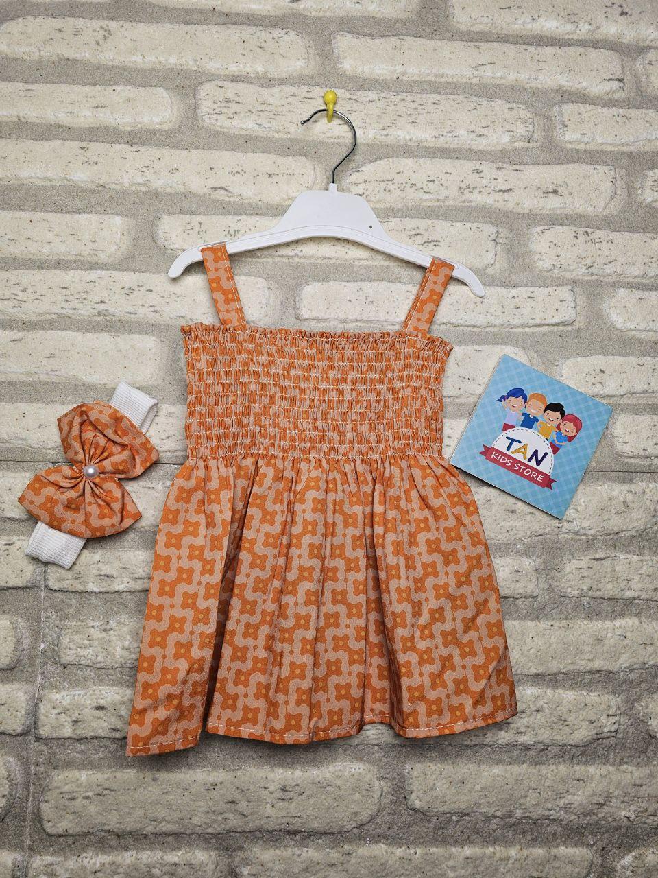Renkli Bandanalı İncli Elbise