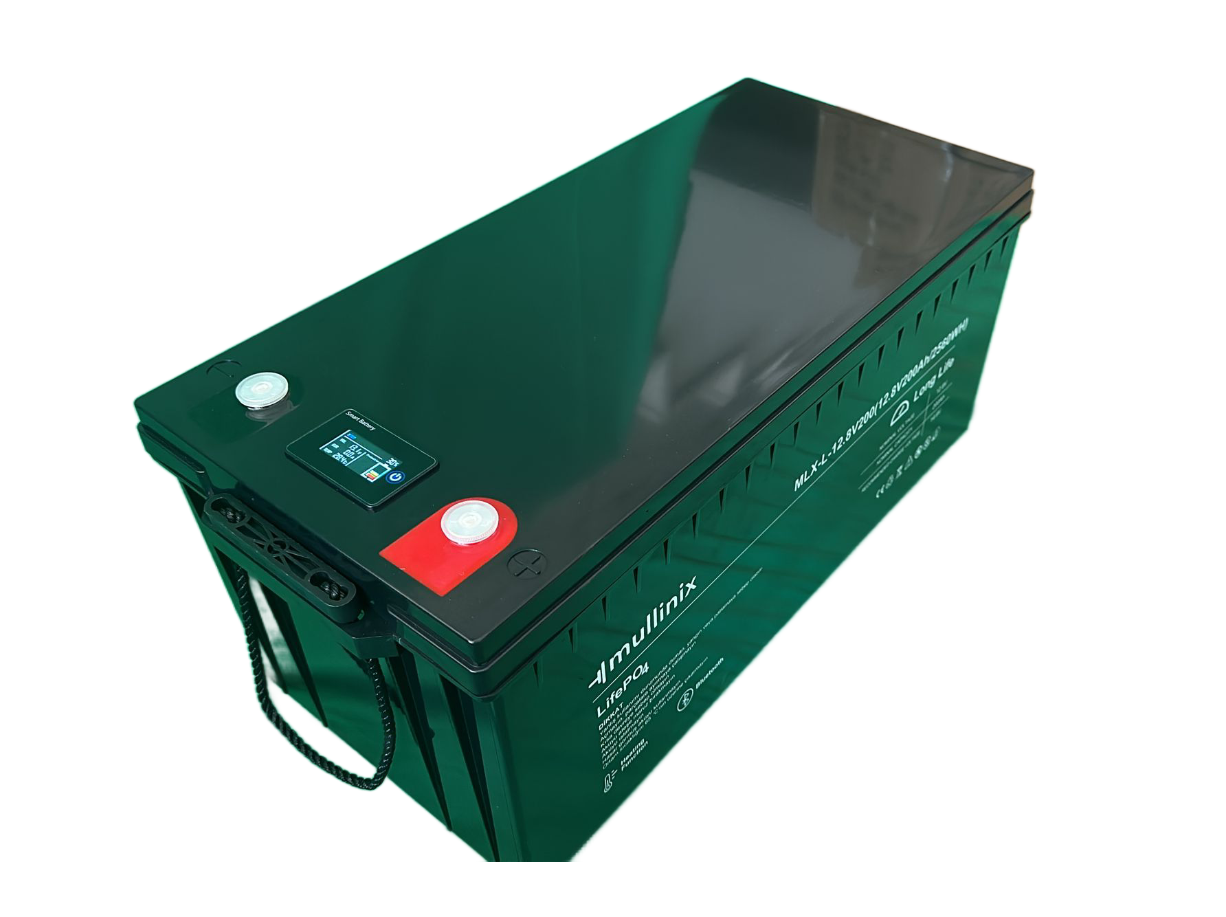 12.8V 200Ah LiFePO4 Akü Bluetooth & Heating Function