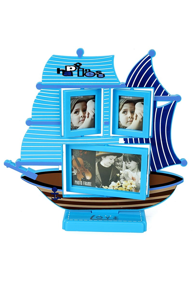7284 Gemi Çerçeve Mavi