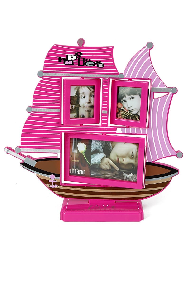 7284B Gemi Çerçeve Pembe