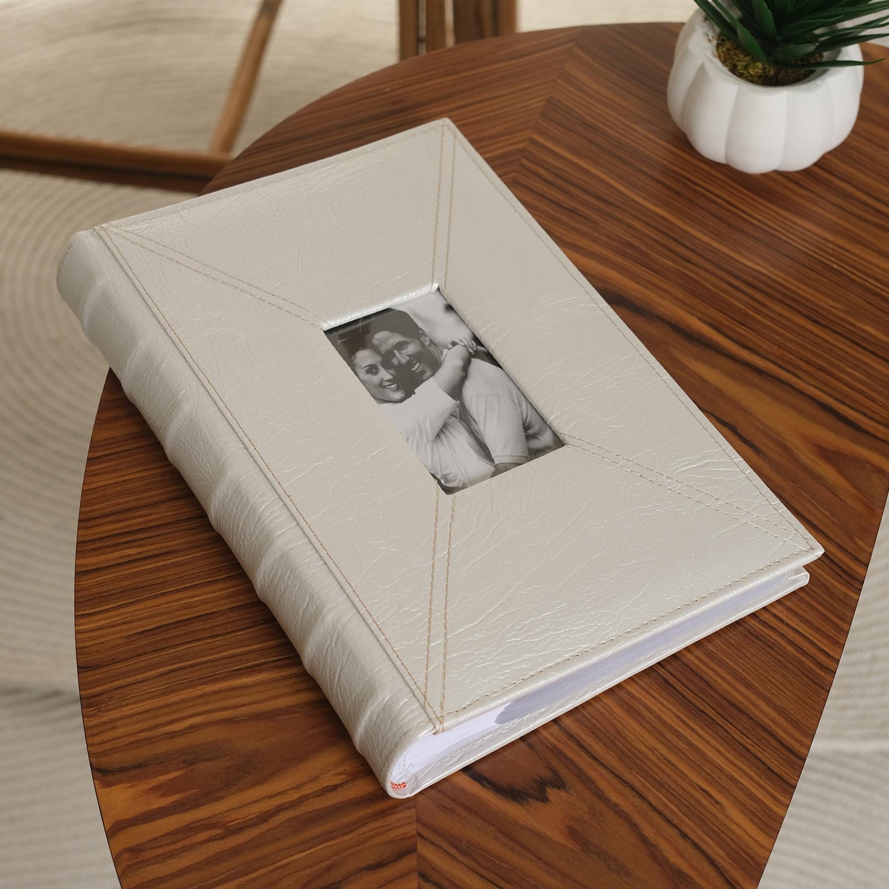 Beyaz Deri Fotoğraf Albümü (10X15CM) 46200