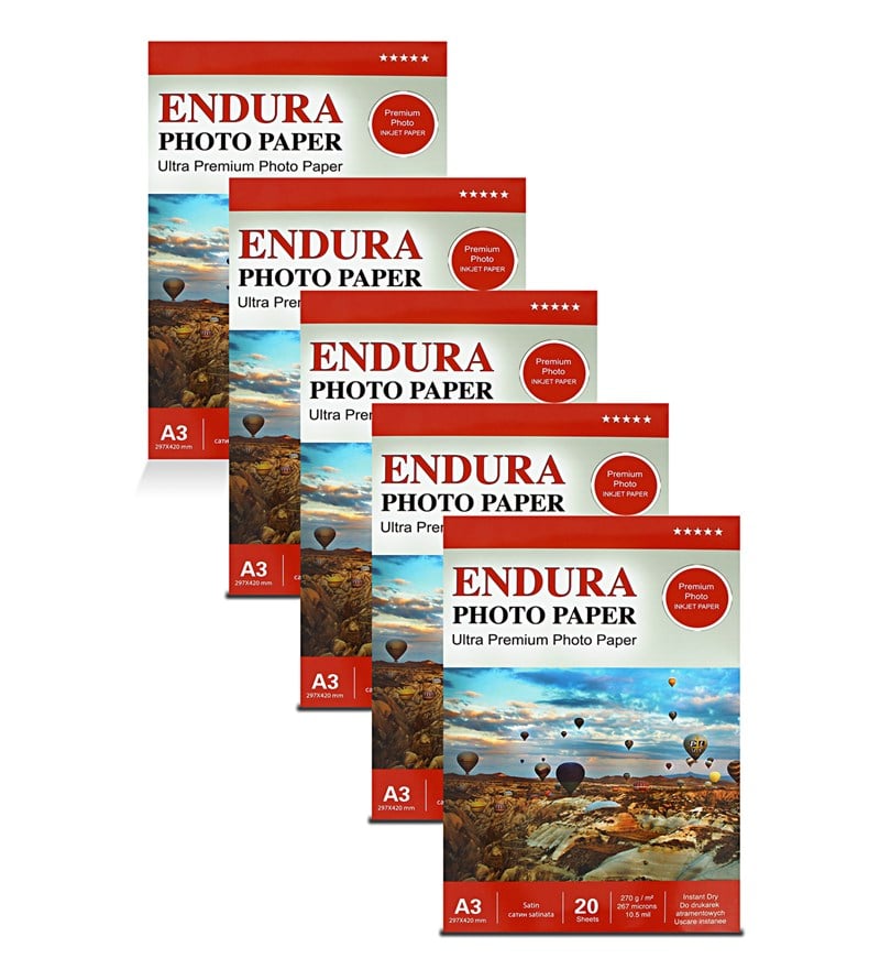 Endura Photo Paper A3 Satin-Mat (30X40cm) 20'lik 270g