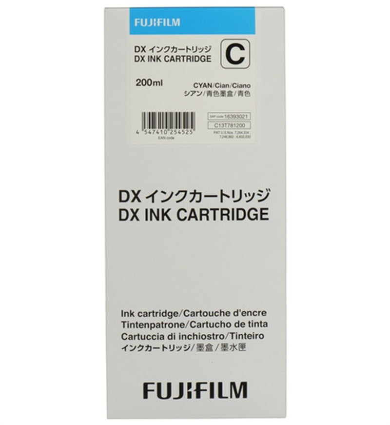 Fujifilm DX100 Yazıcı Cyan Mürekkep