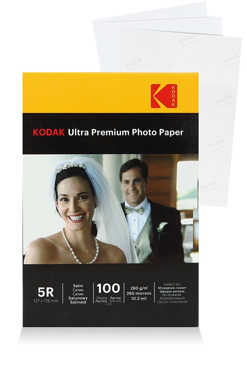Kodak Inkjet Kağıt 5R Mat 260G (13x18- 100'lük) 
