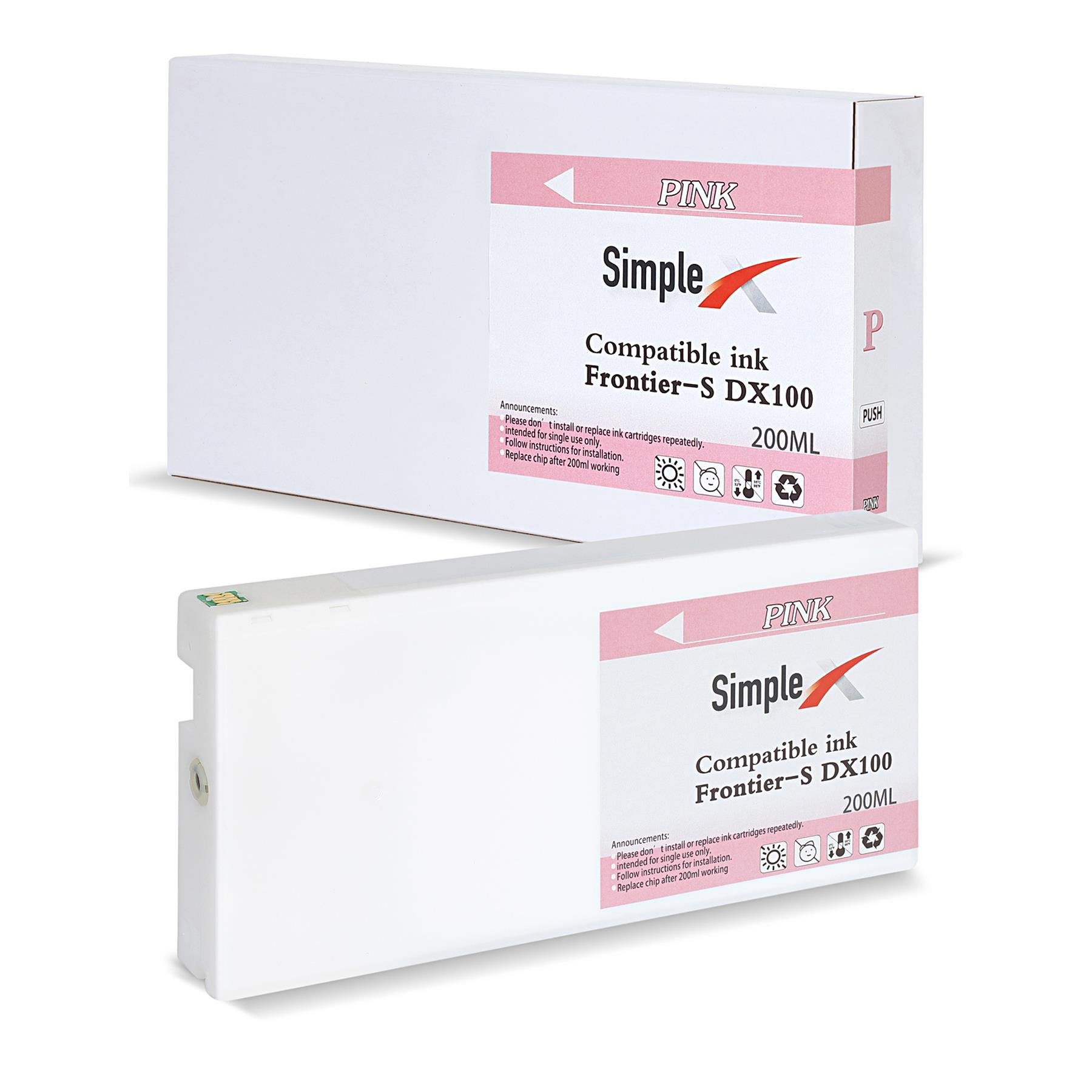 Simplex compatible ink frontier- S DX100(Pink)