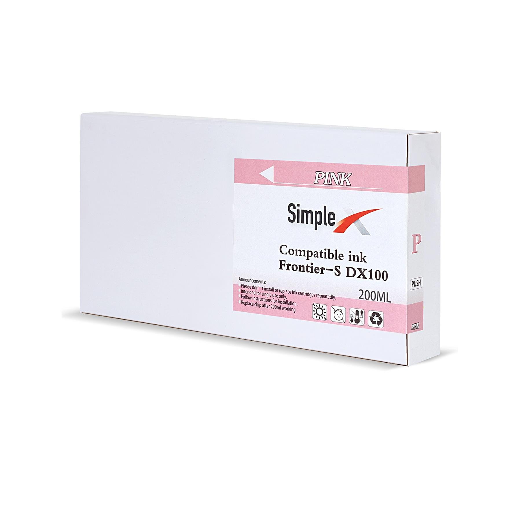 Simplex compatible ink frontier- S DX100(Pink)