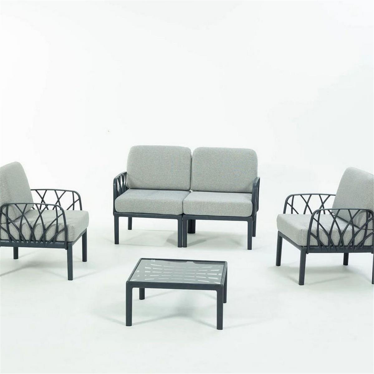 Novussi 2+1+1 Orta Sehpalı Garda Sofa Bahçe Oturma Grubu (0019-10-228-99-000071)