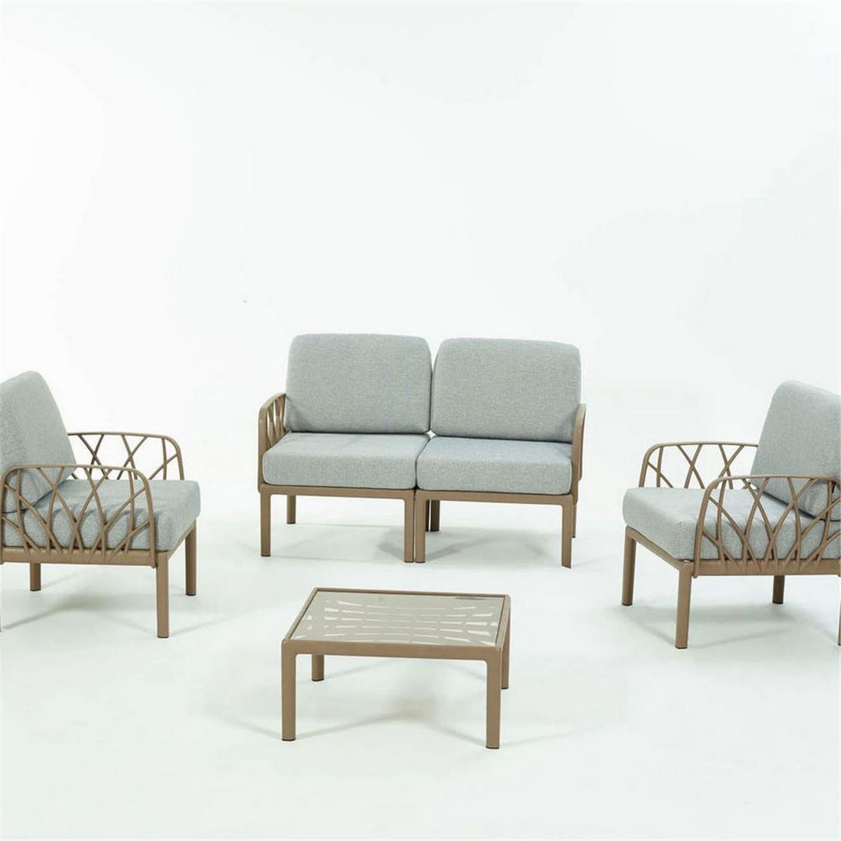 Novussi 2+1+1 Orta Sehpalı Garda Sofa Bahçe Oturma Grubu (0019-10-228-99-000071)