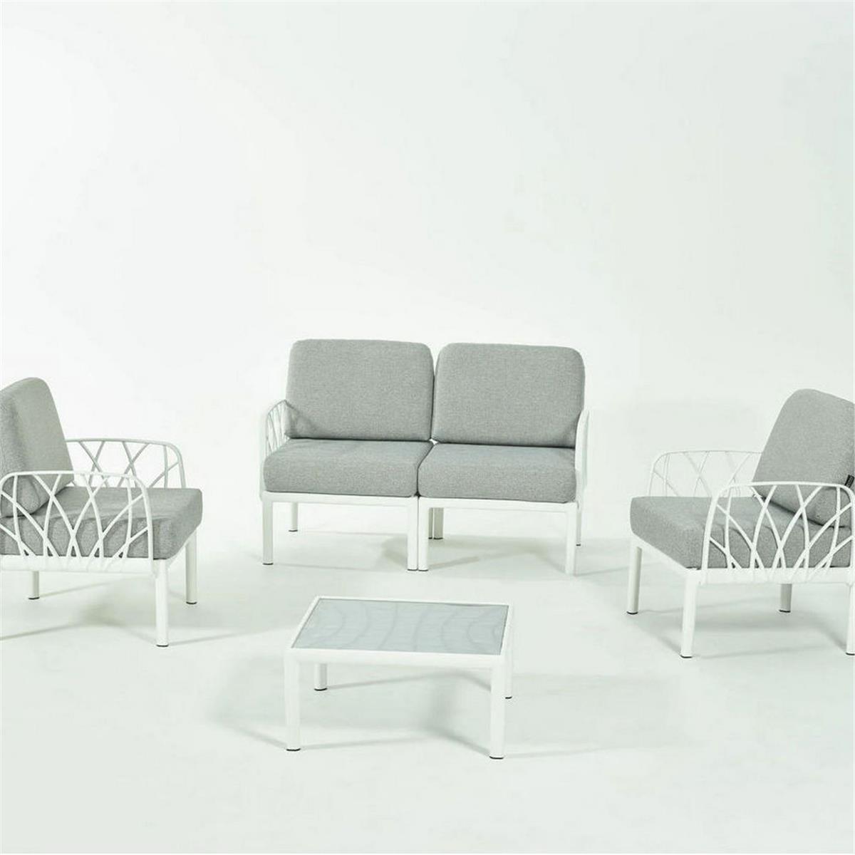 Novussi 2+1+1 Orta Sehpalı Garda Sofa Bahçe Oturma Grubu (0019-10-228-99-000071)