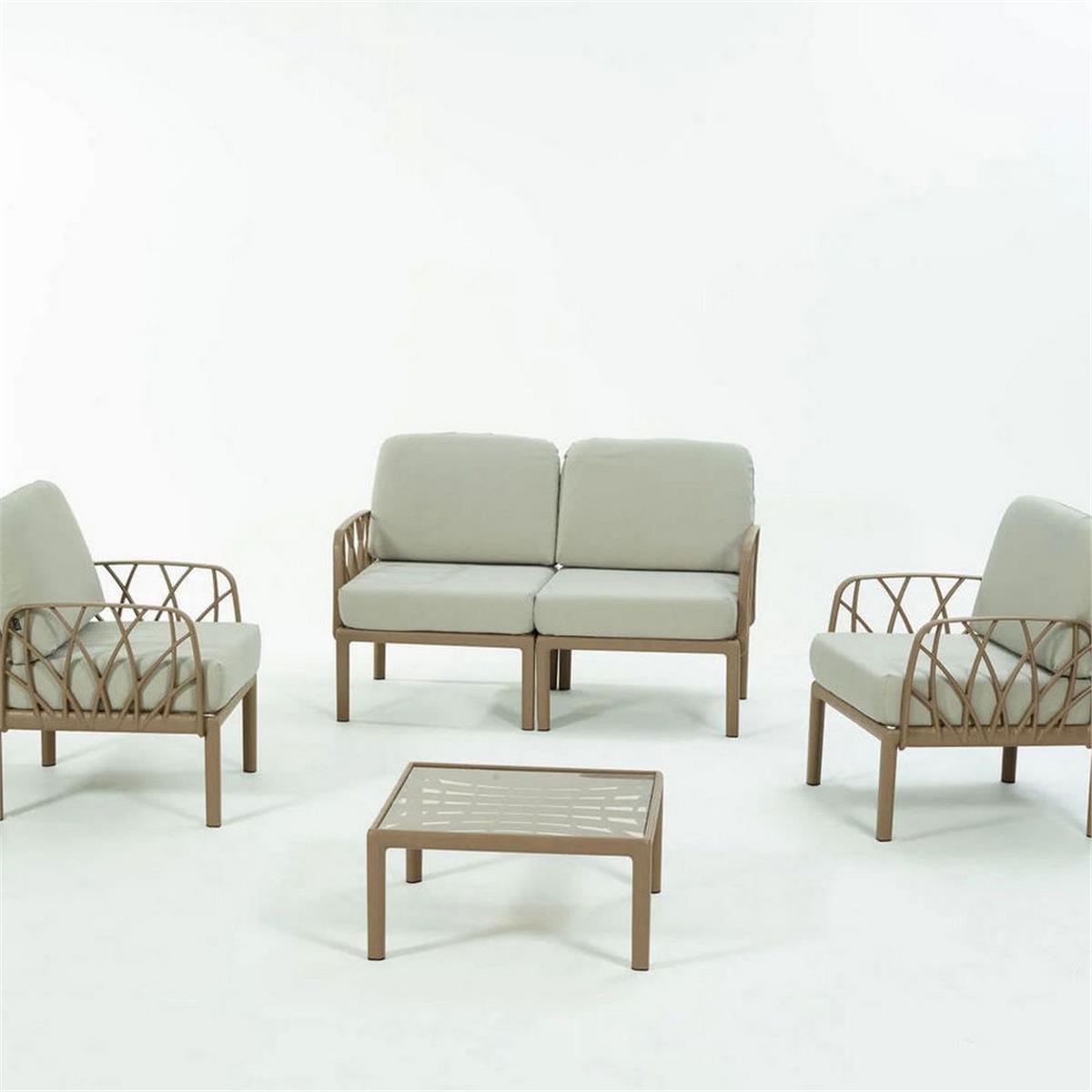 Novussi 2+1+1 Orta Sehpalı Garda Sofa Bahçe Oturma Grubu (0019-10-228-99-000071)