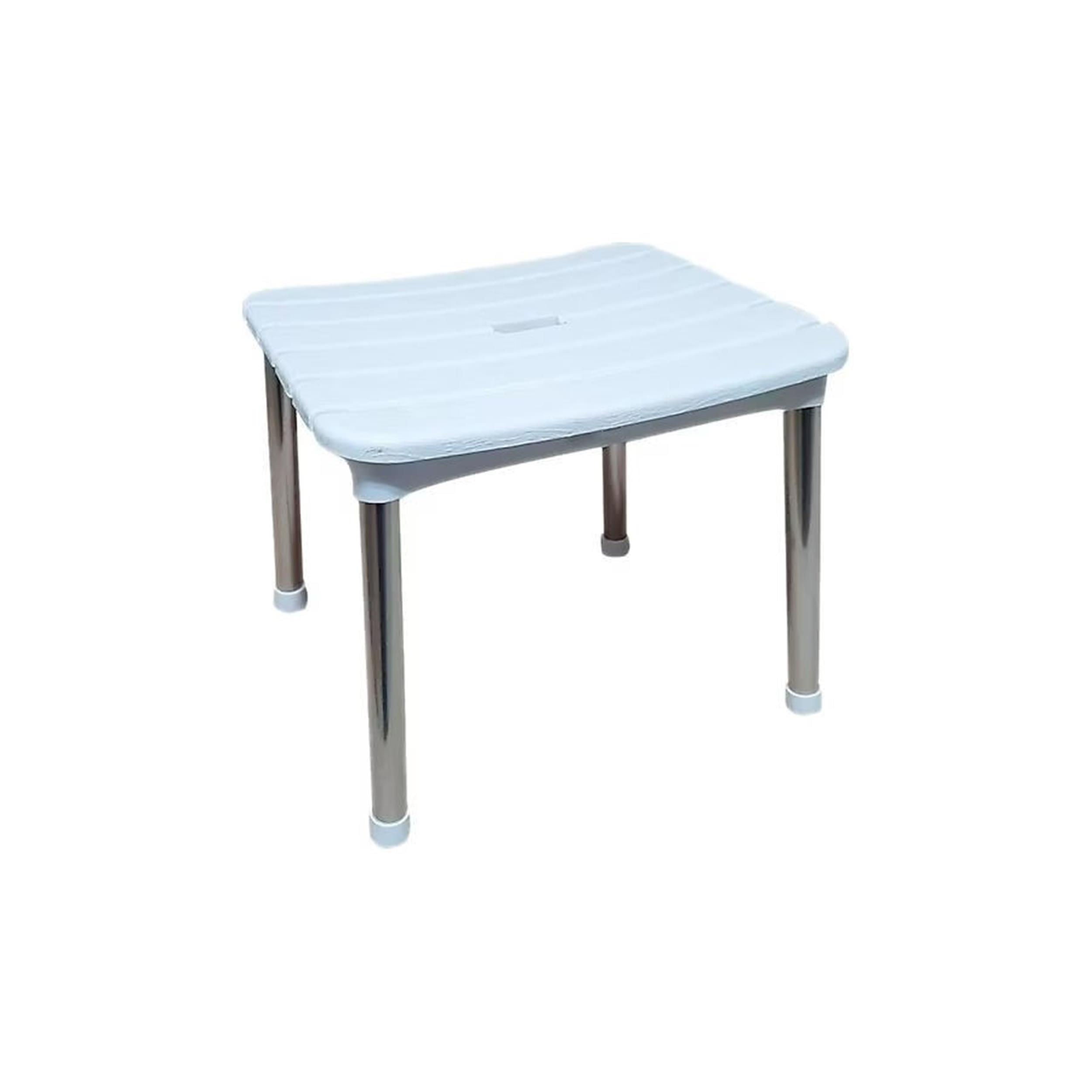 Çelik Ayna Kaymaz Metal Ayaklı Kare Katlanır Tabure (0031-01-310-99-000910)