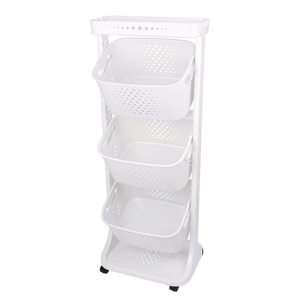 Titiz Beyaz Kat Kat Sepet Organizer (0262-01-226-01-000749)