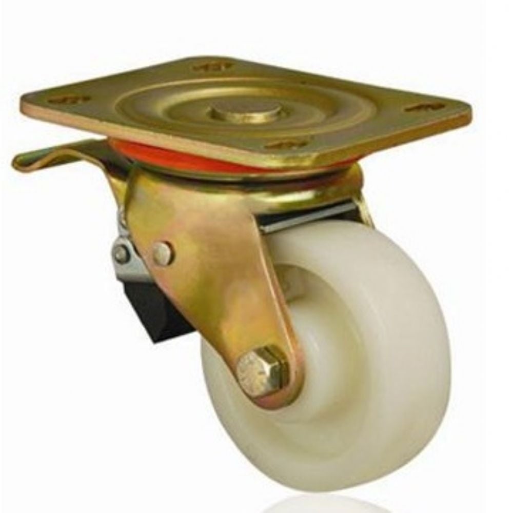 Burak 50 mm Ağır Tip Polyamid Frenli Tekerlek (0552FKZ)