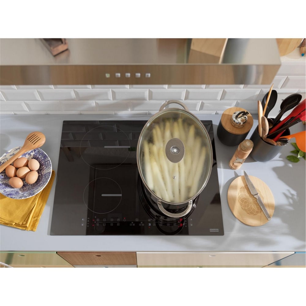 Franke Siyah Cam Smart FSM 65 cm 4 Gözlü İndiksiyonlu Ankastre Ocak (108.0606.108)