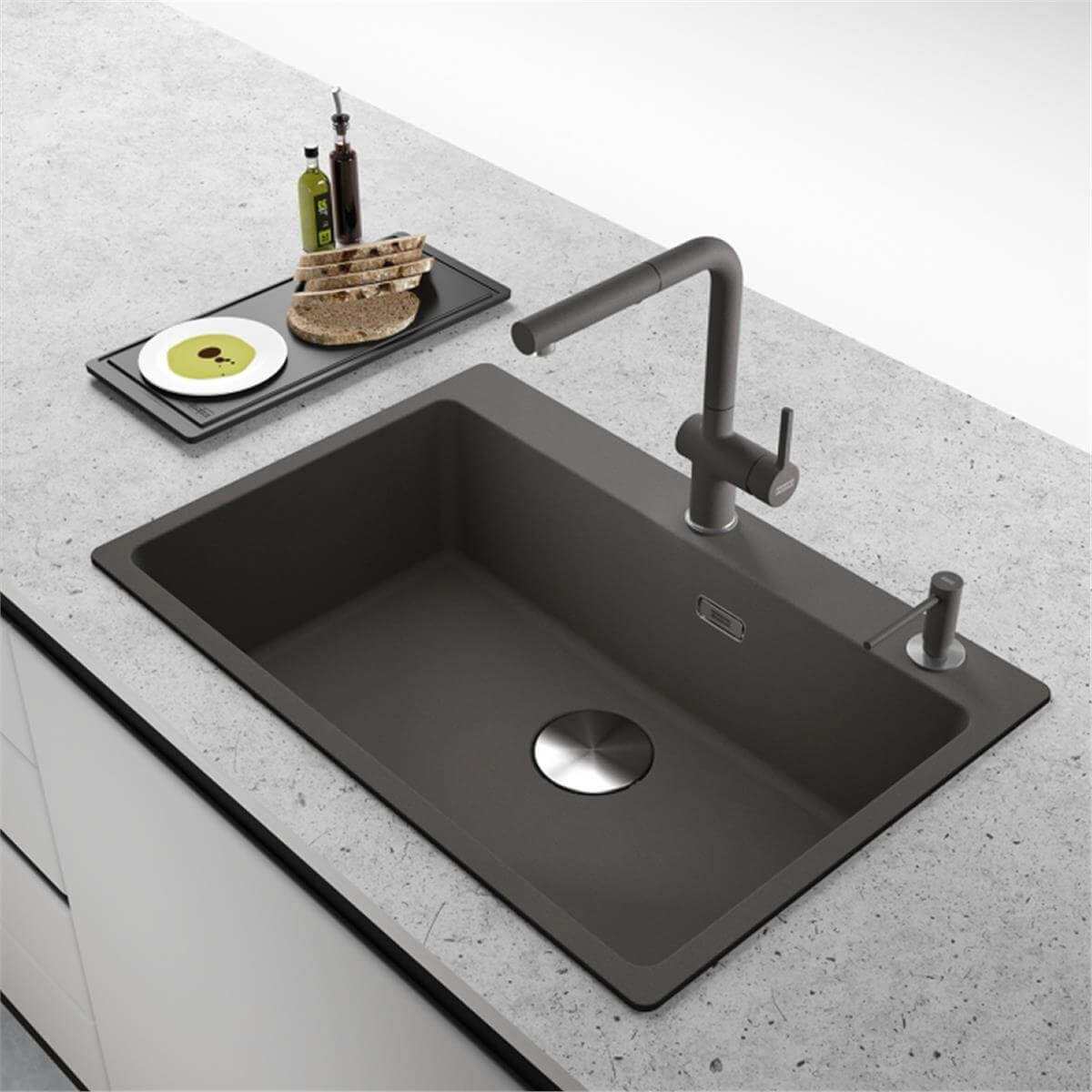 Franke Slate Grey Sıvı Sabunluk (112.0726.571)