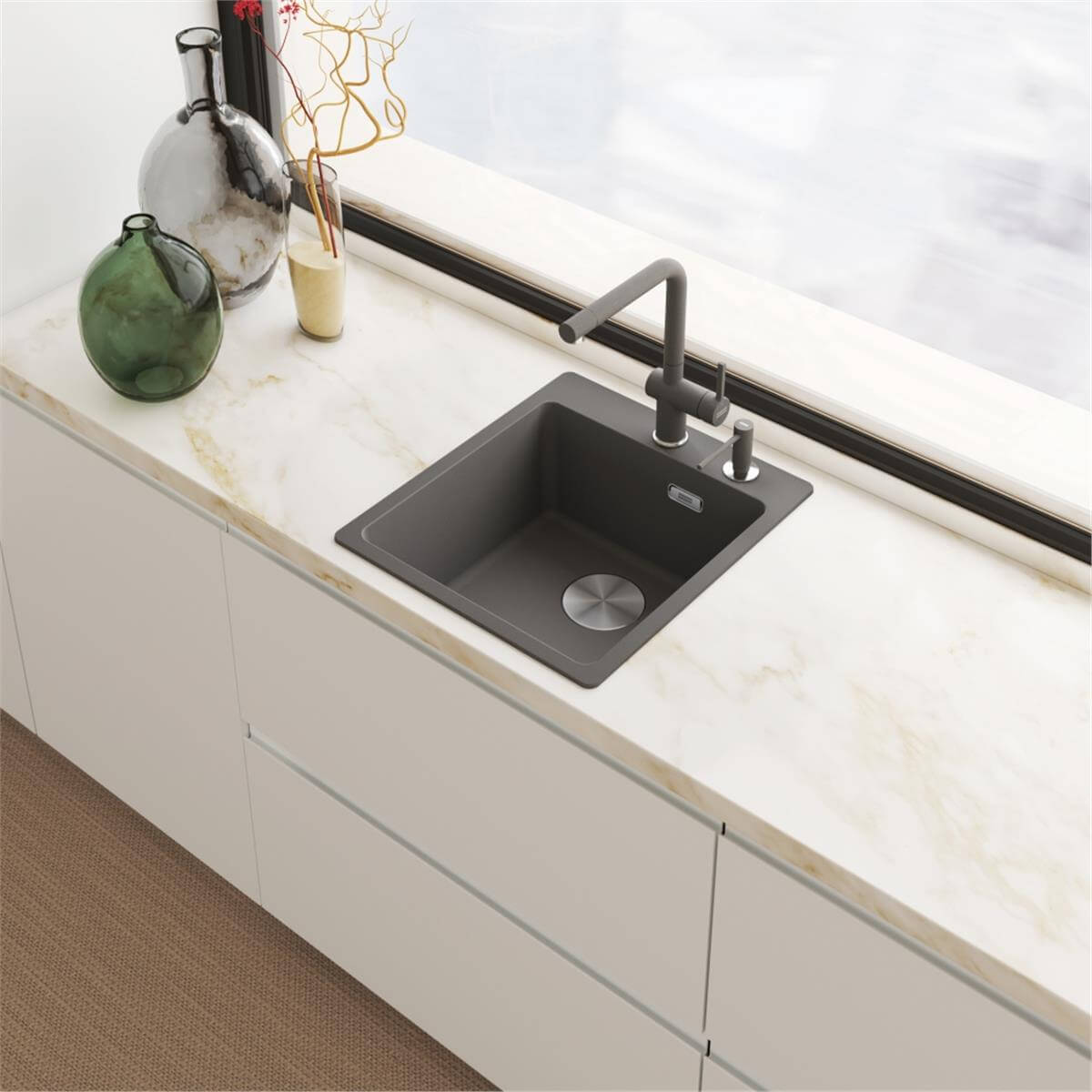 Franke Slate Grey Sıvı Sabunluk (112.0726.571)