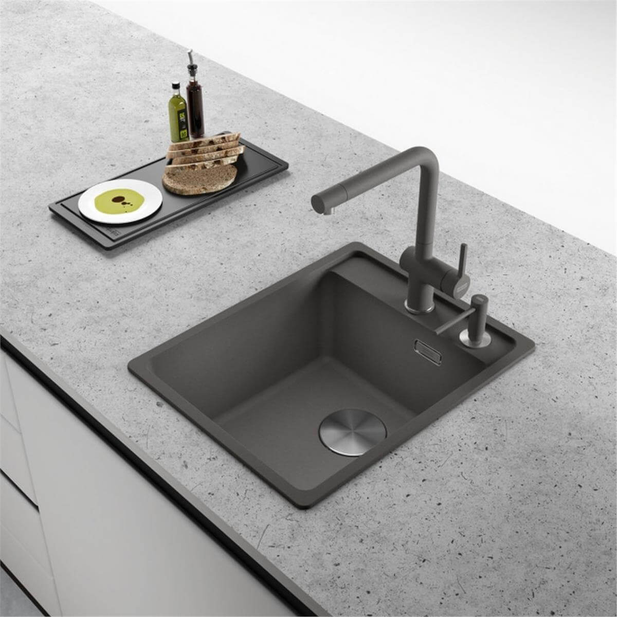 Franke Slate Grey Sıvı Sabunluk (112.0726.571)