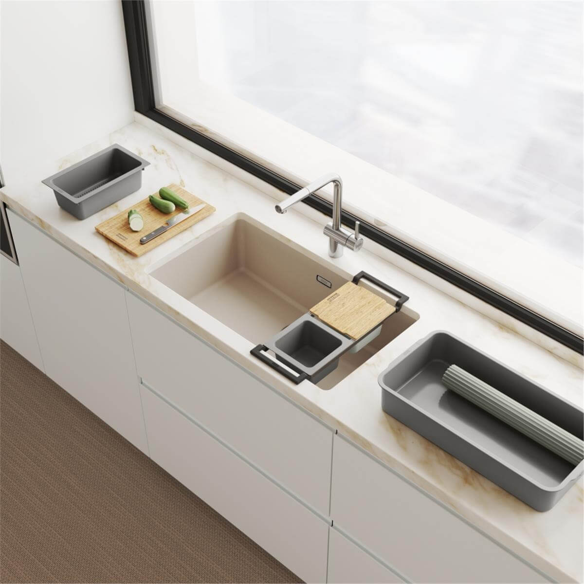 Franke Sahara Maris MRG 110-52 Granit Eviye (125.0686.720)