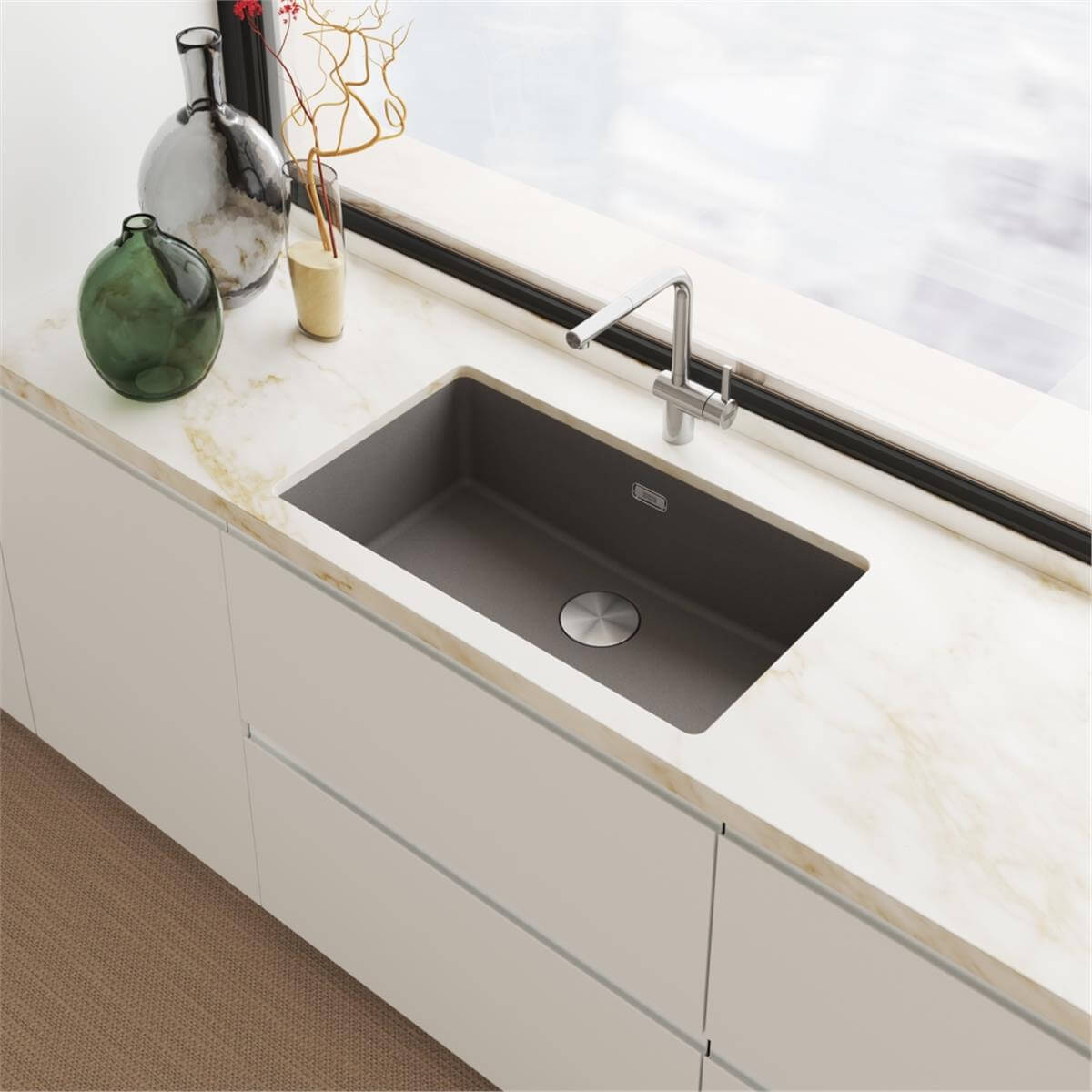 Franke Slate Grey Maris MRG 110-72 Granit Eviye (125.0729.076)