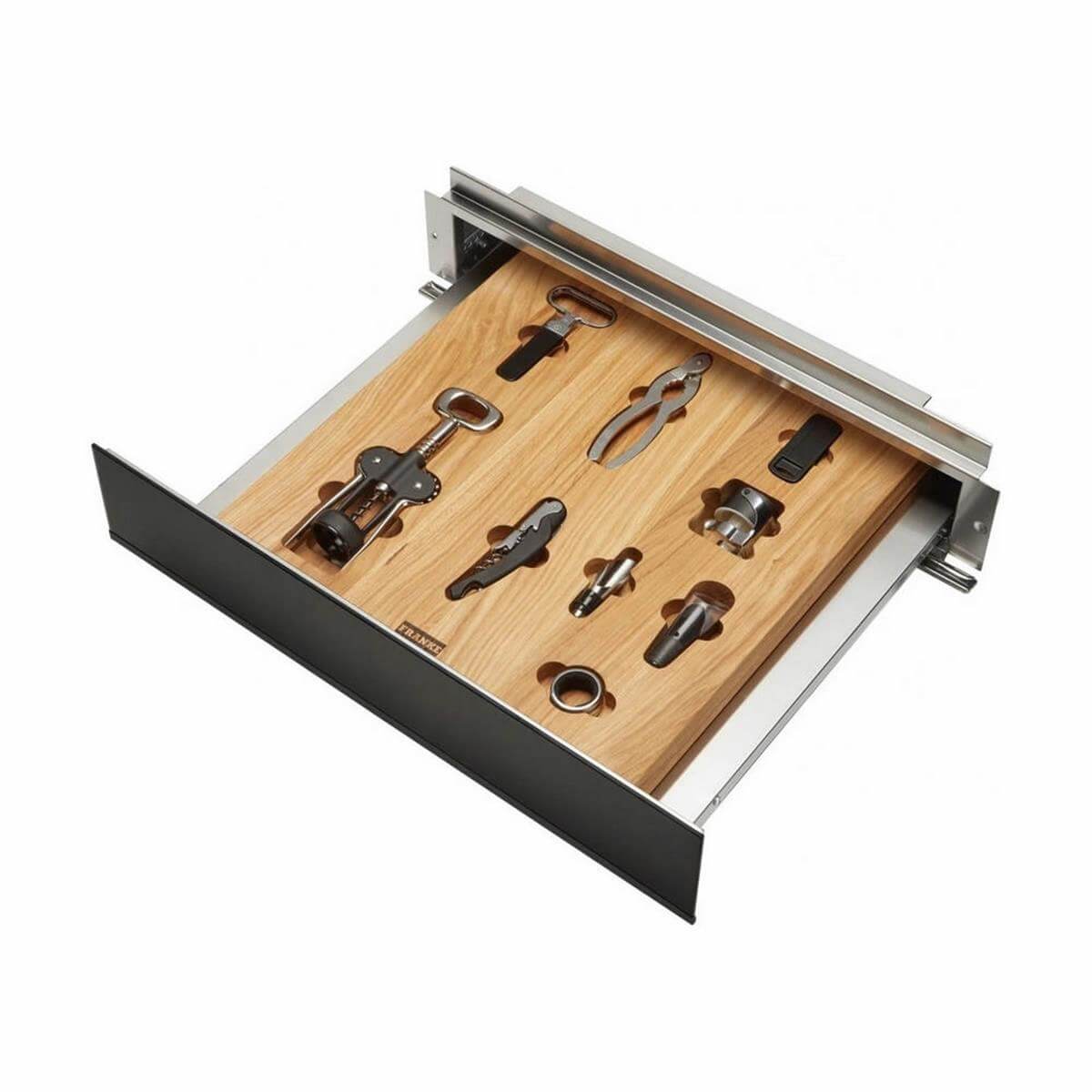 Franke Siyah Mythos FMY 14 WCRD BK Şaraplık Ankastre Aksesuar Çekmecesi (131.0694.161)