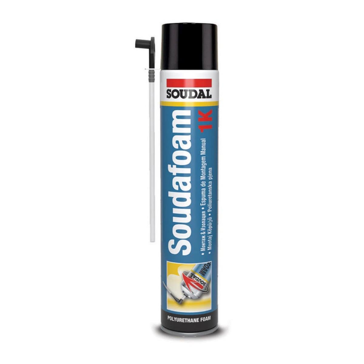 Soudal 600 Gr. Soudafoam 1K Polüretan Pipetli Köpük (152230)