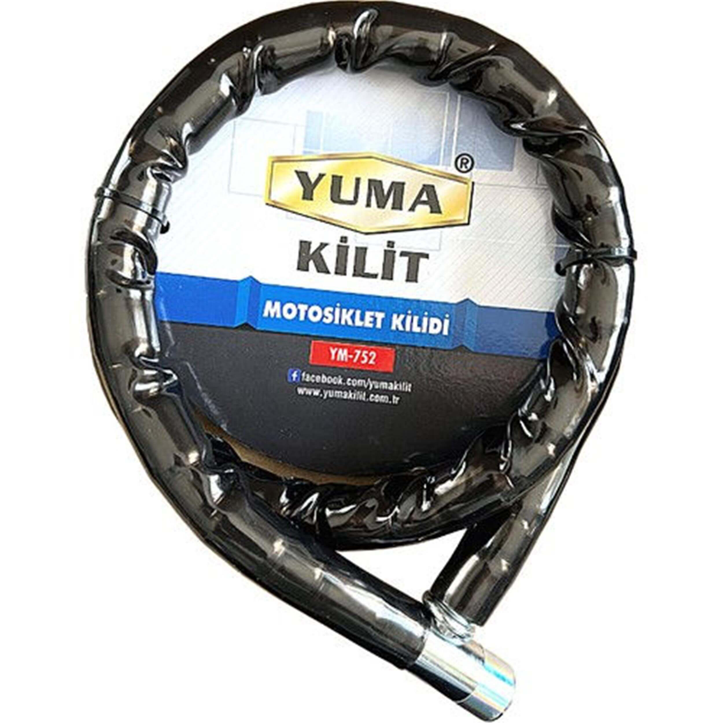 YUMA 22 mm 120 cm Körüklü Motosiklet Kilidi (195.15.Y752)