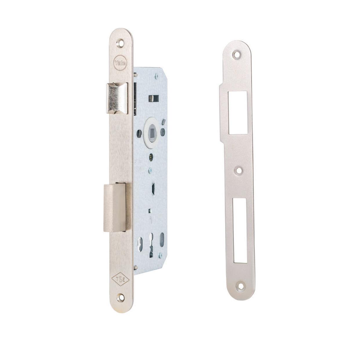 YALE Saten 18 mm 45 mm Oval İç Oda Kapı Kilidi (20-12-9045KY-2211)