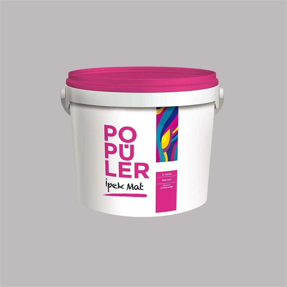 Polisan 4474 - Gizemli Gri - Cİ-7603 3,5 Kg Popüler Silikonlu İpek Mat İç Cephe Boyası (23E00011000)