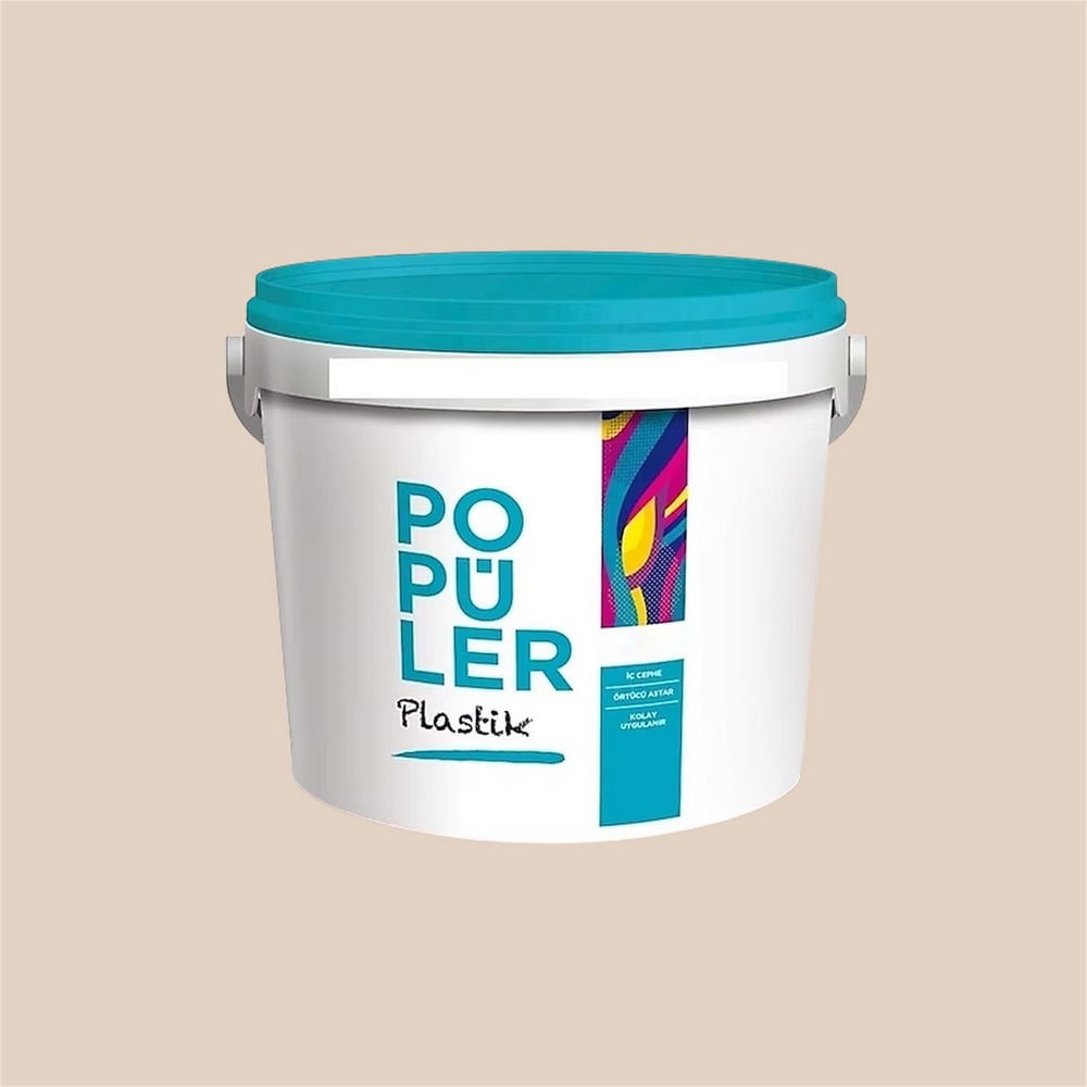 Polisan 4030 - Karizmatik Bej - Cİ-6263 20 Kg Popüler Plastik İç Cephe Boyası (23F00012000)