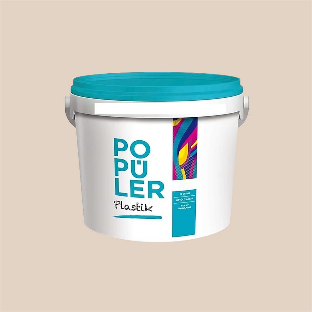 Polisan 4030 - Karizmatik Bej - Cİ-6263 20 Kg Popüler Plastik İç Cephe Boyası (23F00012000)