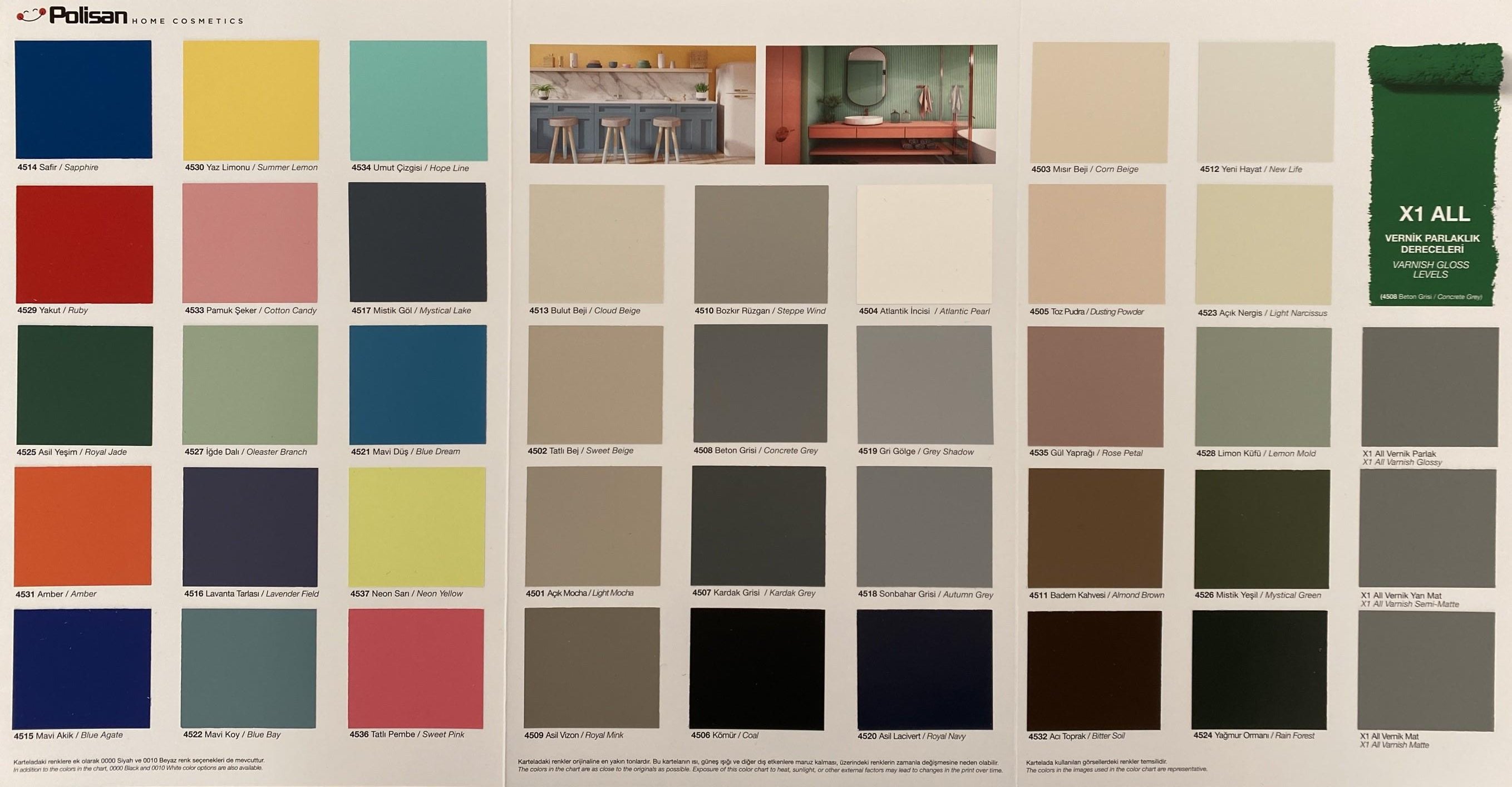 X1 ALL Su Bazlı Akrilik Dönüşüm Boyası SIYAH 0,75L