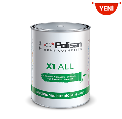 X1 ALL Su Bazlı Akrilik Dönüşüm Boyası UMUT CIZGISI 0,75L