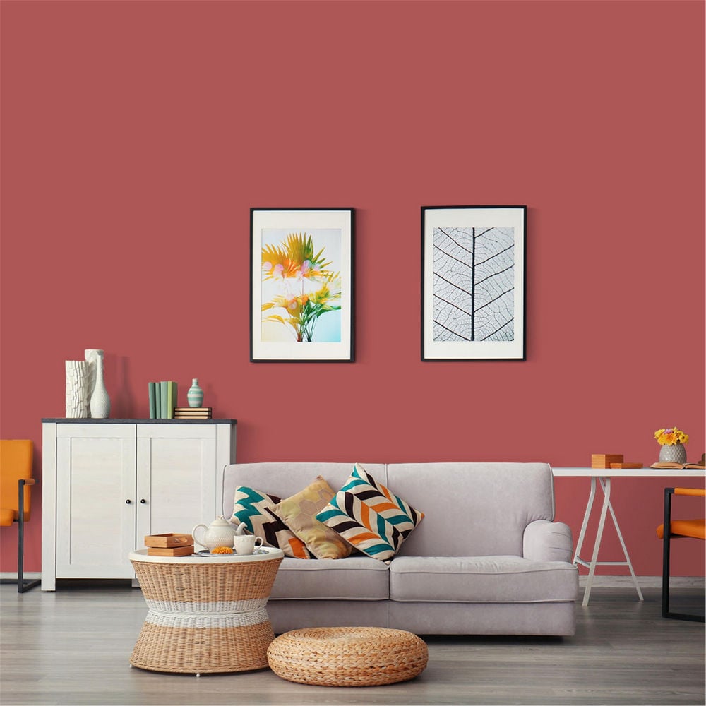 Polisan 4239 - Karmen Kırmızısı - Cİ-7105 2,5 Litre Elegans Extra Yarı Mat İç Cephe Boyası (25600041000)