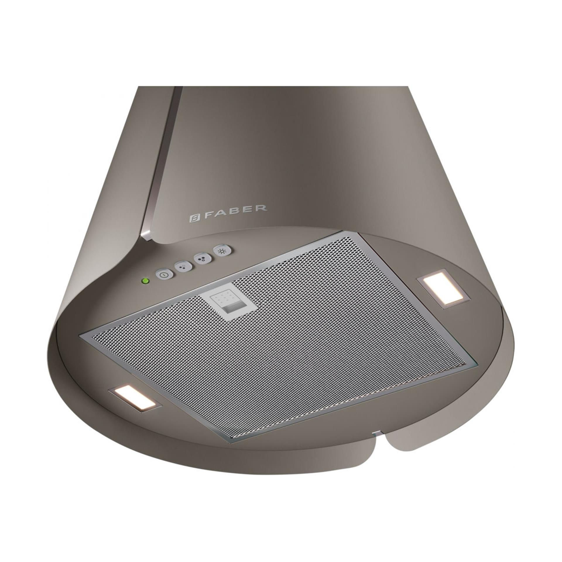 Faber Mat Titanium Beyaz 45 cm Ada Tipi Ankastre Davlumbaz (345.0655.178)