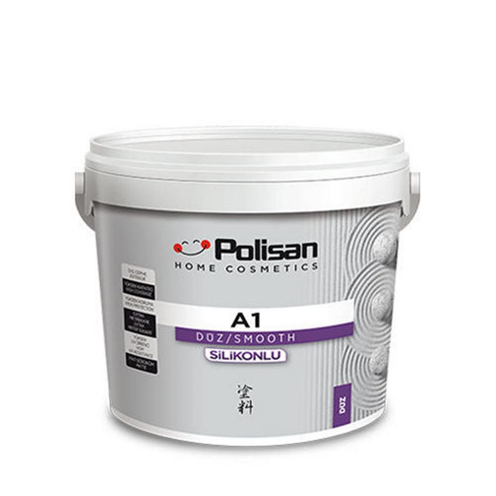 Polisan Düz Beyaz 7,5 Litre A1 Silikonlu Dış Cephe Boyası (35600011600)