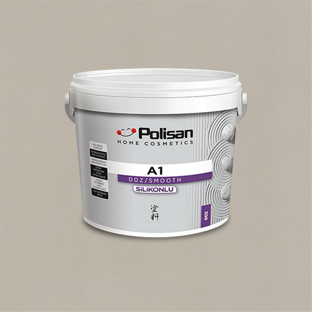 Polisan 4879 - Kanvas - CD-8150 15 Litre A1 Silikonlu Dış Cephe Boyası (37200012200)