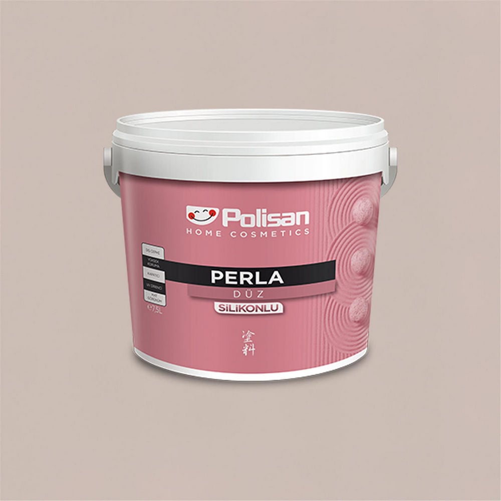 Polisan 4811 - Kemik - CD-8073 2,5 Litre Perla Silikonlu Dış Cephe Boyası (38100011000)