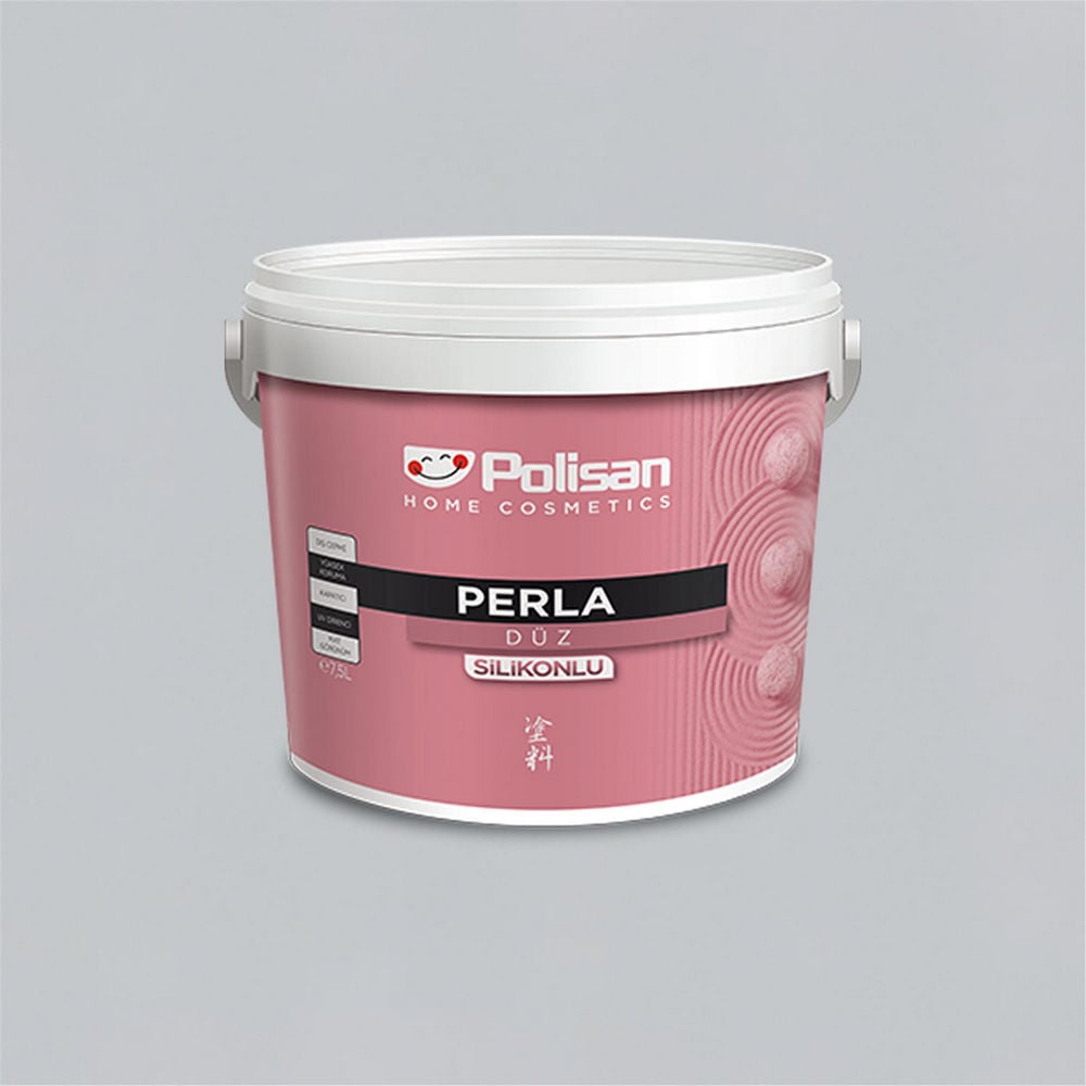 Polisan 4917 - Buzul Beyazı - CD-8190 15 Litre Perla Silikonlu Dış Cephe Boyası (38100012200)