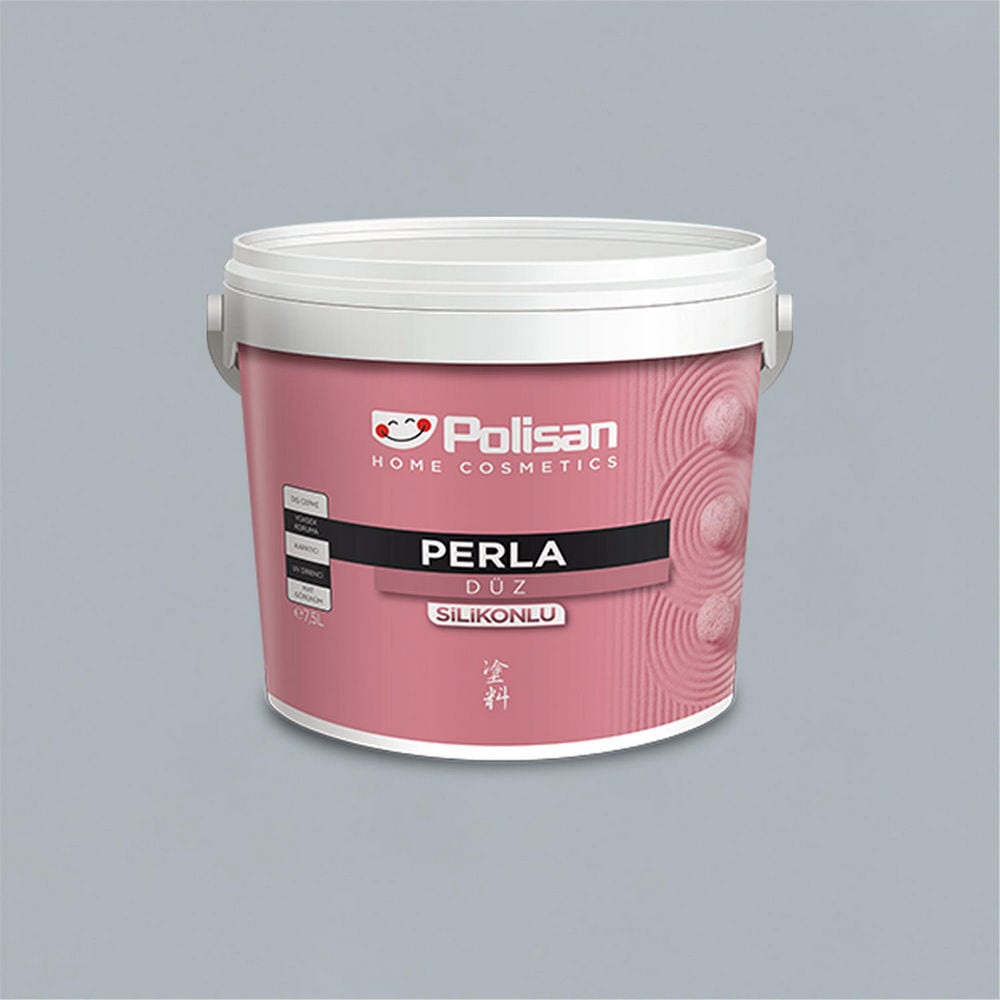 Polisan 4927 - Kristal Mavi - CD-8200 15 Litre Perla Silikonlu Dış Cephe Boyası (38100012200)