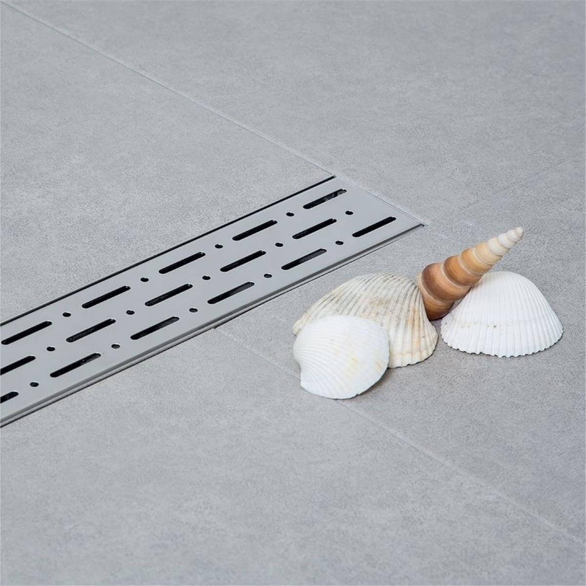 Maxiflow 40 cm Line Klasik Rain Yan Çıkışlı Duş Izgarası (4012.0Y050A.040.1)