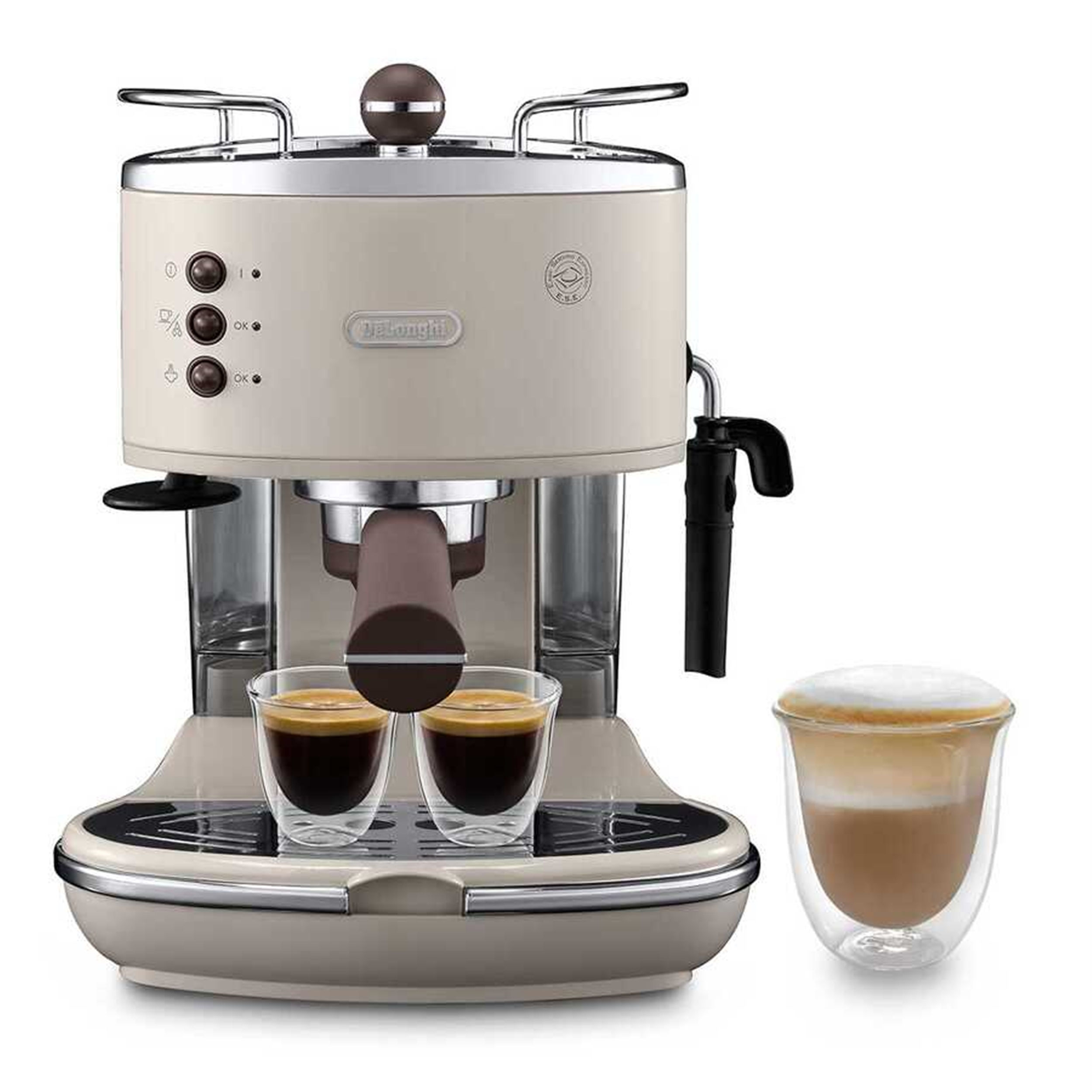 DeLonghi Bej Barista Tipi Manuel İcona Vintange Espresso Makinesi (42000002)
