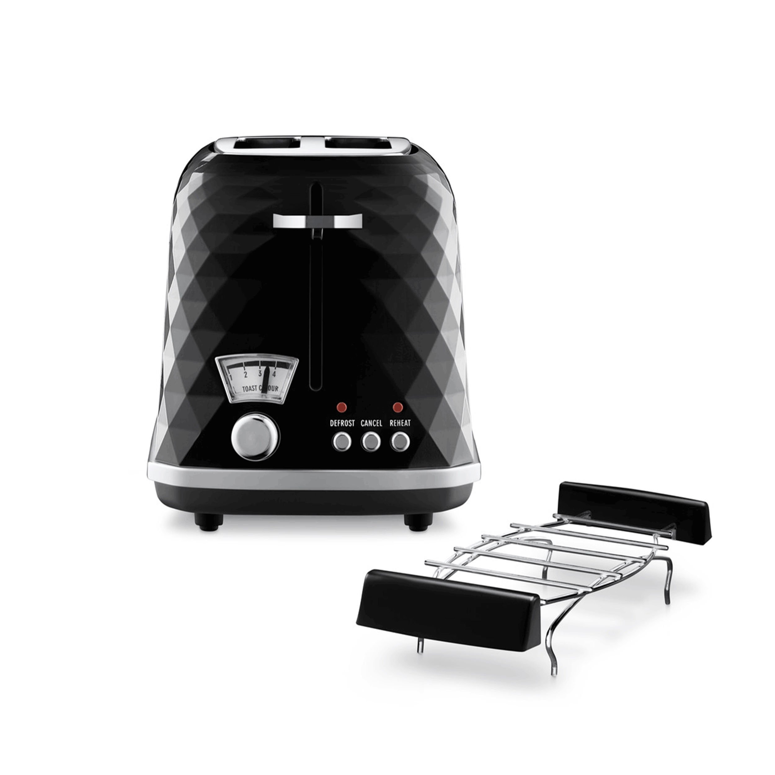 DeLonghi Siyah Brillante İki Dilim Ekmek Kızartma Makinesi (42000012)