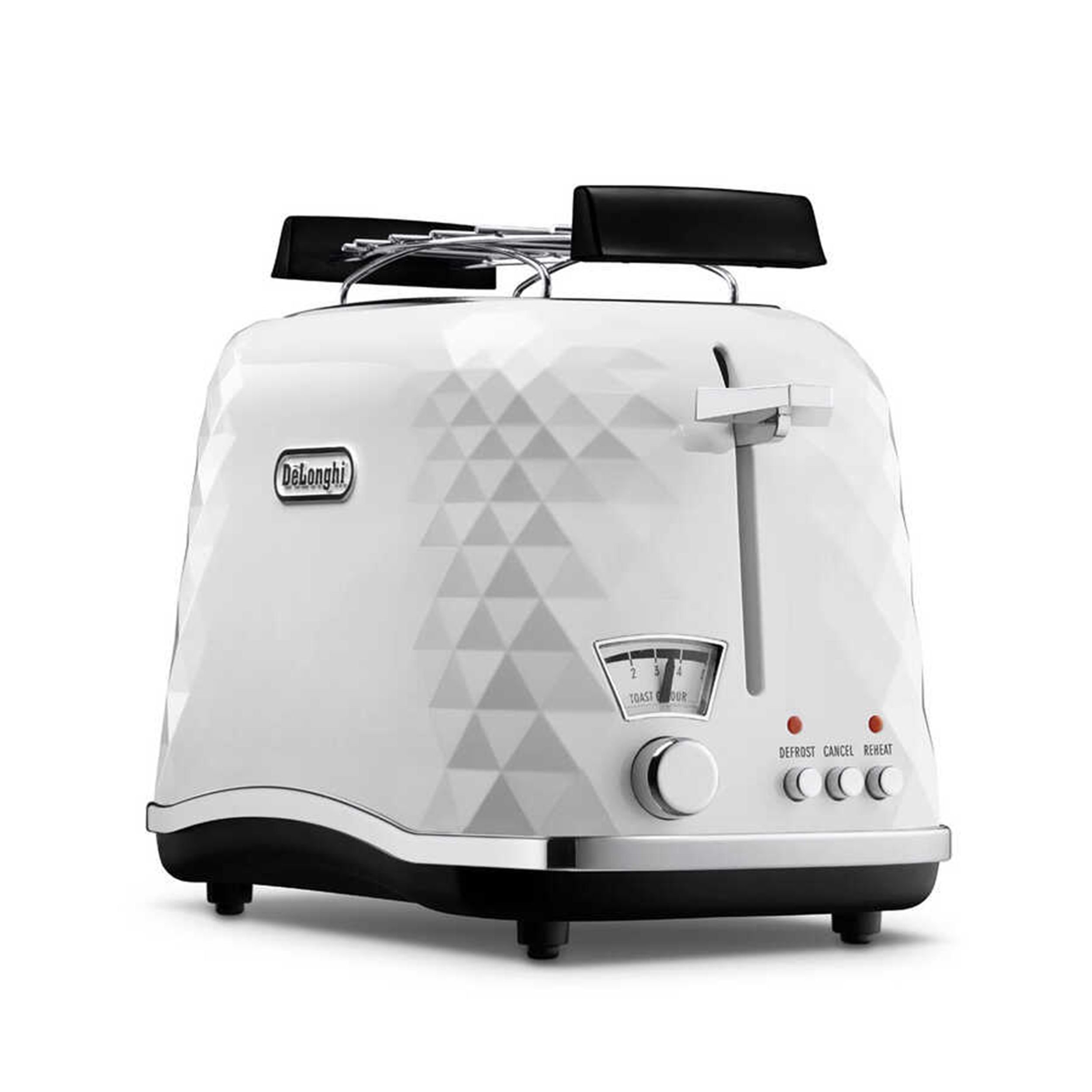 DeLonghi Beyaz Brillante İki Dilim Ekmek Kızartma Makinesi (42000013)