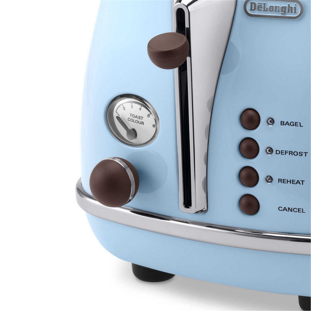 DeLonghi Mavi İcona İki Dilim Ekmek Kızartma Makinesi (42000105)