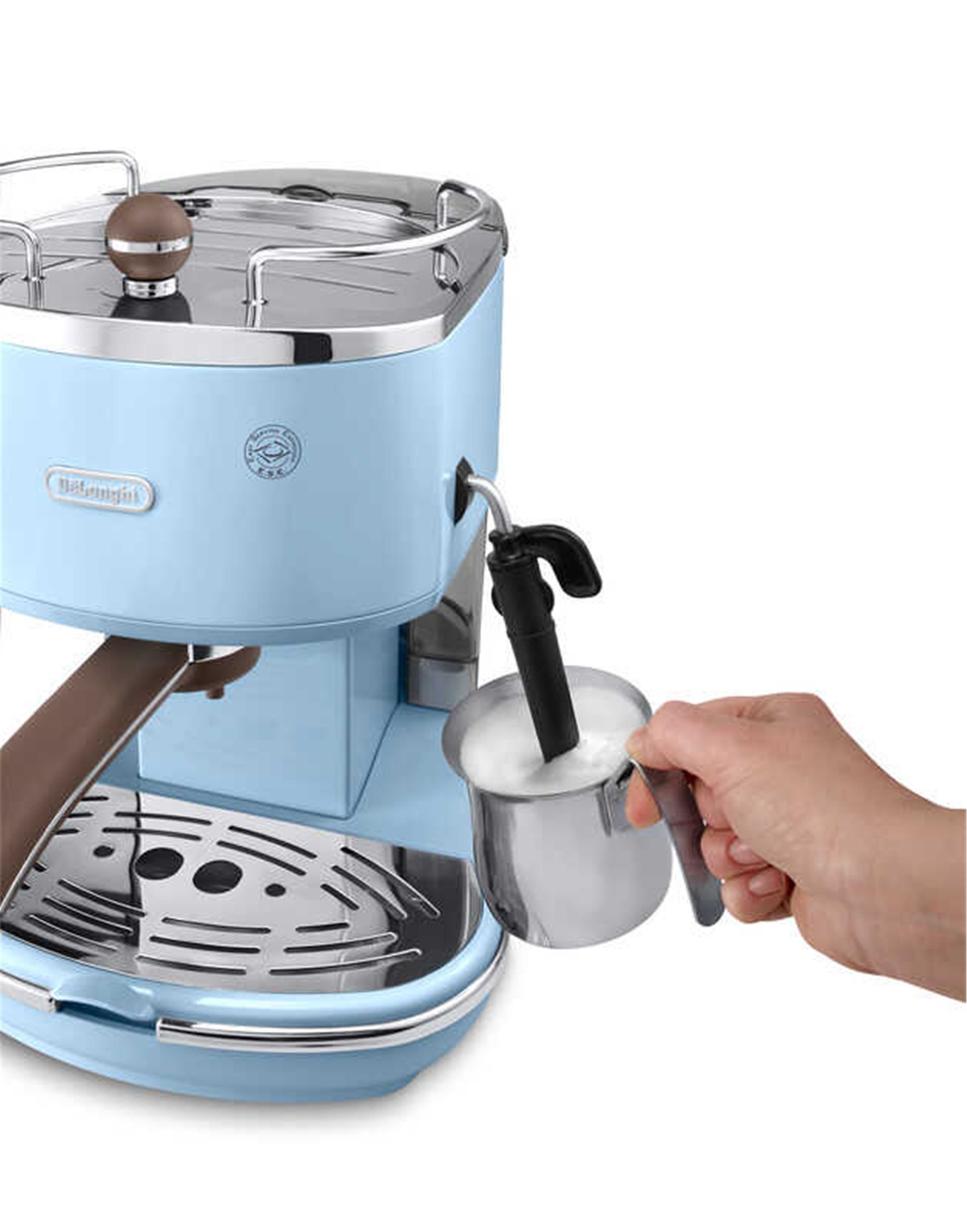 DeLonghi Mavi Barista Tipi Manuel İcona Vintange Espresso Makinesi (42000149)