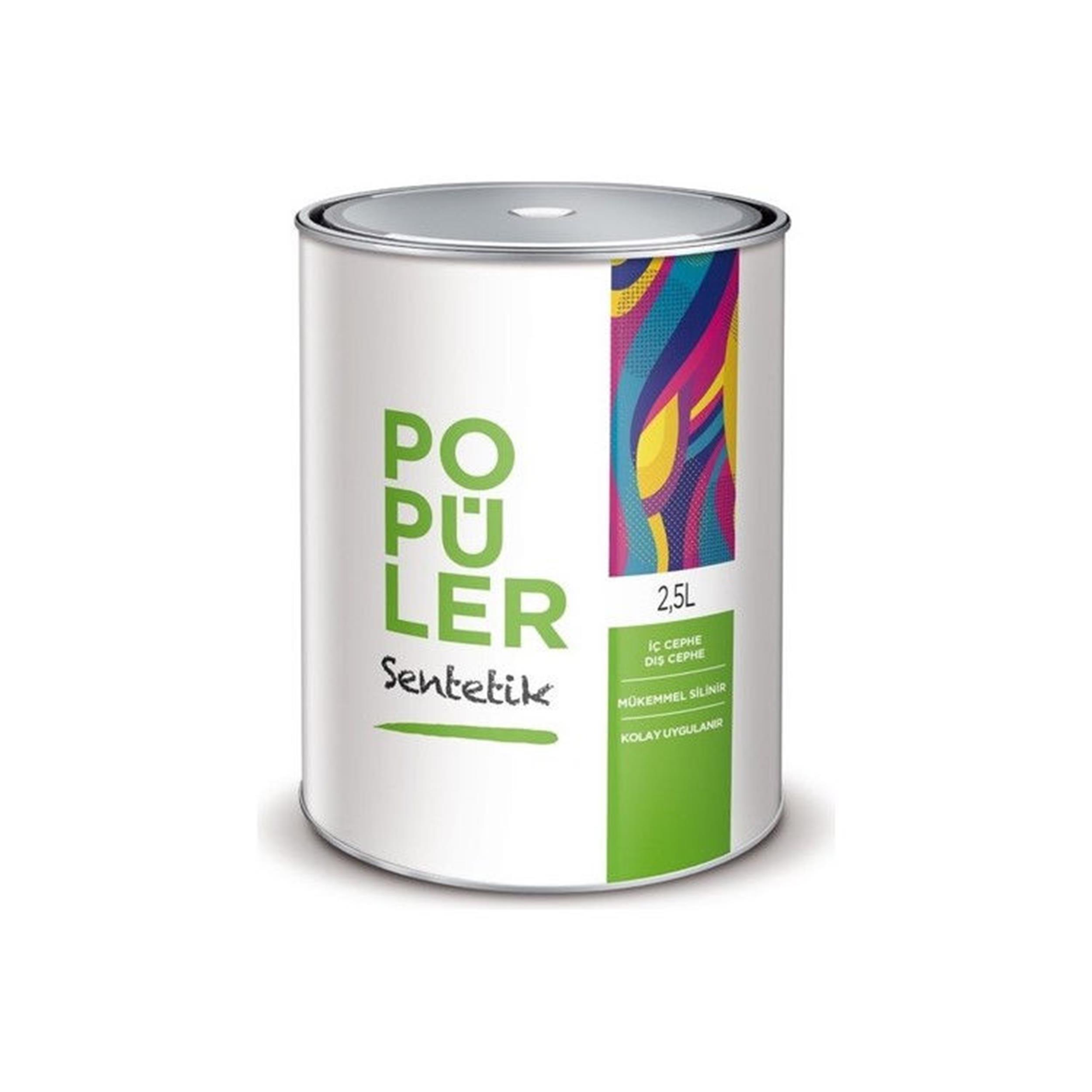 Polisan Beyaz 2,5 Kg Popüler Sentetik Yağlı Boya (44B00011010)